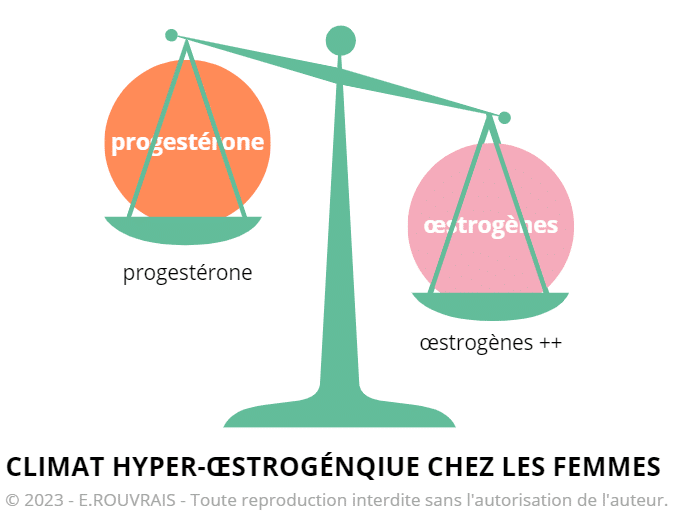 Hyperœstrogénie relative - Préménopause