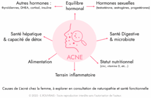Acné hormonale