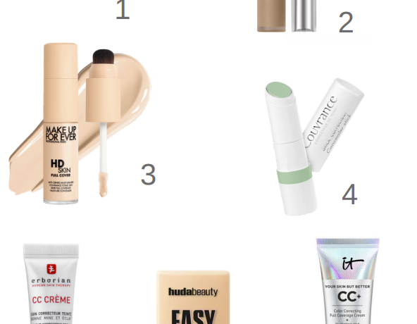Sélection de produits maquillage pour camoufler l'acné
